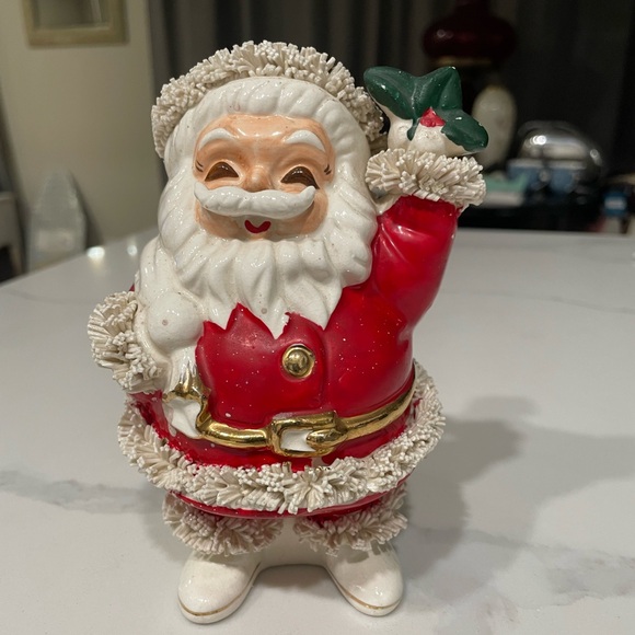 Napco Other - Vintage Napco Ceramic Spaghetti Santa Bank